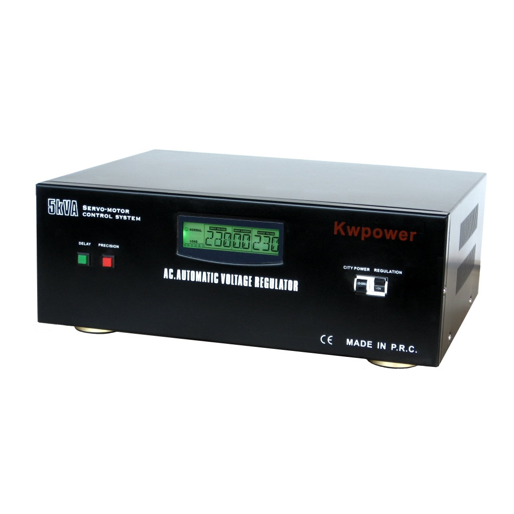 Stabilizzatore di tensione DVD5000VA LCD 160V-250V corrente 20A
